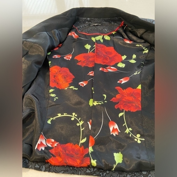 Mario Serrani Paisley Blazer - Size 2 - Picture 5 of 8